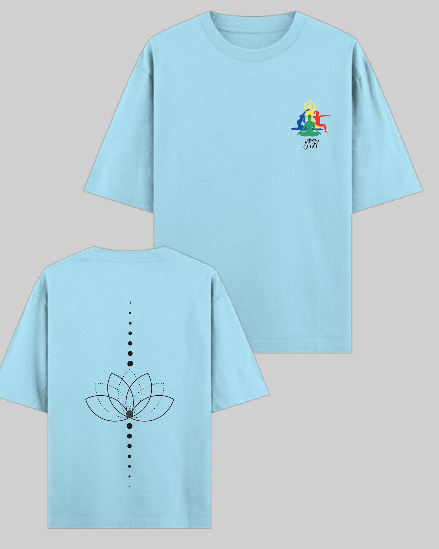 Unisex Oversized Classic T-Shirt- > Special edition -International Yoga Day