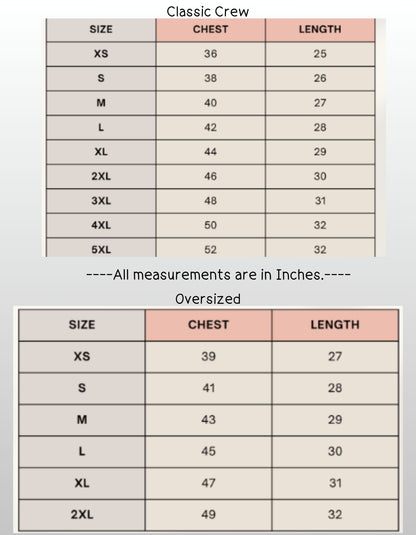 Set of 2 T-Shirts for Women - 1 Oversized,1 Regular