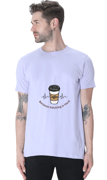 Round/crew neck T-shirt for men