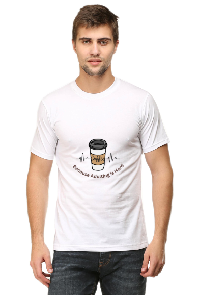 Round/crew neck T-shirt for men