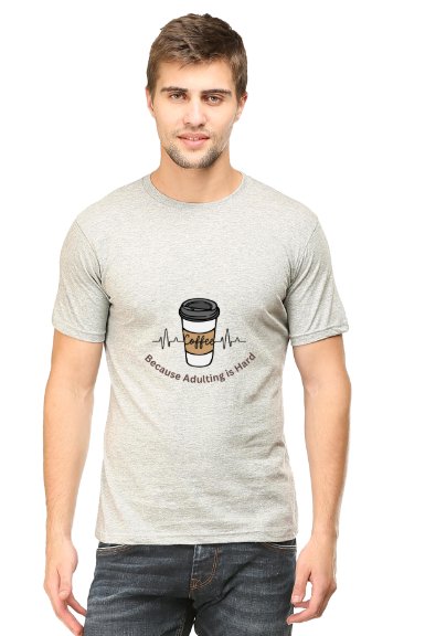 Round/crew neck T-shirt for men