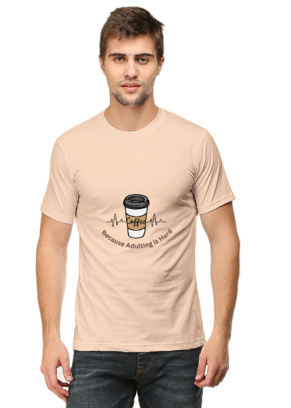 Round/crew neck T-shirt for men
